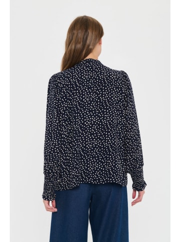 SAINT TROPEZ Blouse zwart/wit