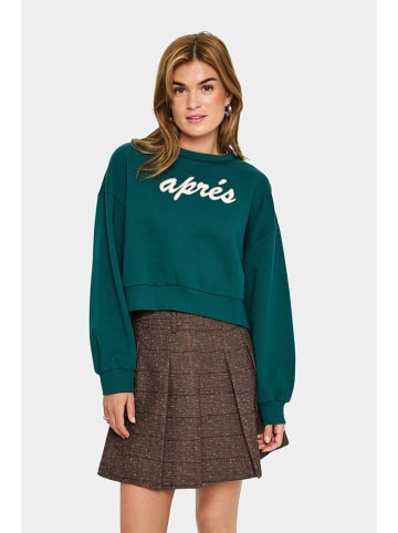 SAINT TROPEZ Sweatshirt in Türkis