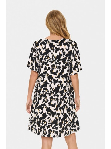 SAINT TROPEZ Sukienka w kolorze kremowo-czarnym