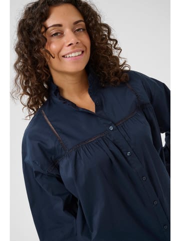 CULTURE Blouse donkerblauw