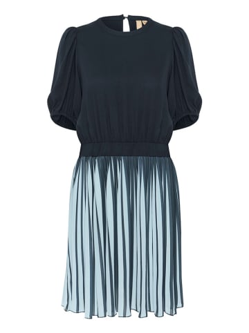 CULTURE Jurk donkerblauw/lichtblauw