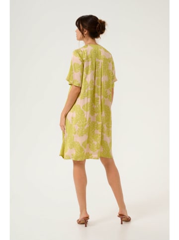 CULTURE Jurk beige/groen