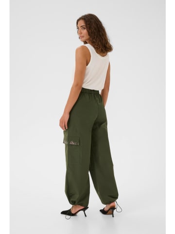 CULTURE Bojówki w kolorze zielonym