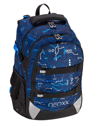 neoxx Schulrucksack "Active Pro" in Dunkelblau - (B)32 x (H)46 x (T)24 cm