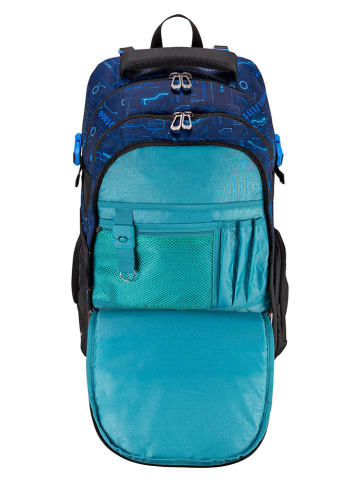 neoxx Schulrucksack "Active Pro" in Dunkelblau - (B)32 x (H)46 x (T)24 cm
