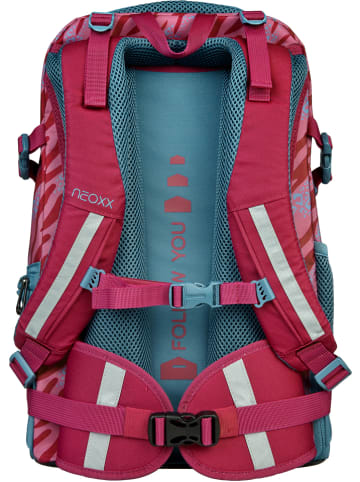 neoxx Plecak "Active" w kolorze bordowo-miętowym - 24 x 31 x 45,5 cm