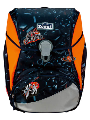 Scout 5tlg. Schulranzen-Set "Alpha Set" in Schwarz - (B)30 x (H)40 x (T)25 cm