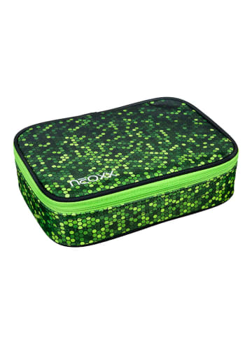 neoxx Piórnik "Dunk XXL" w kolorze czarno-zielonym - 23,5 x 17 x 6,5 cm