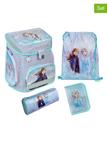 SCOOLI 5-częściowy zestaw szkolny "EasyFit Frozen" w kolorze błękitnym