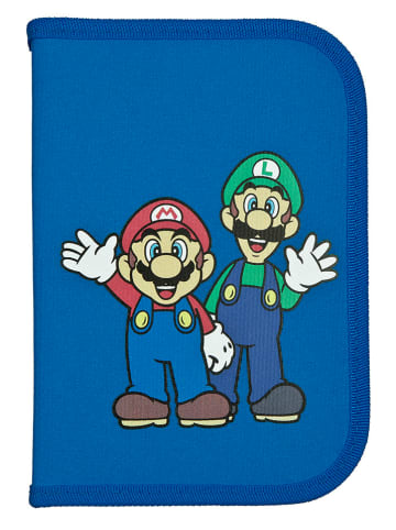 SCOOLI 5-częściowy zestaw szkolny "EasyFit Super Mario" w kolorze niebieskim