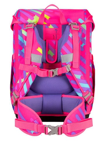 DerDieDas 6-częściowy zestaw szkolny "ErgoFlex Easy NEON Set" - 28 x 39 x 24 cm