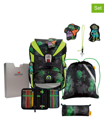 DerDieDas 6-częściowy zestaw szkolny "ErgoFlex Superlight Set" - 28 x 38 x 22 cm