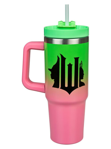 Undercover Isolierbecher "Wicked" in Grün/ Pink - 880 ml