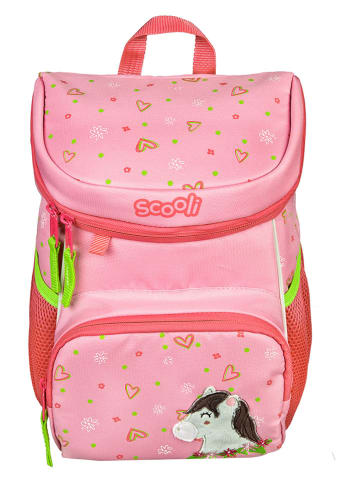 SCOOLI Plecak "Polly Pony" w kolorze jasnoróżowym - 21 x 28 x 11 cm