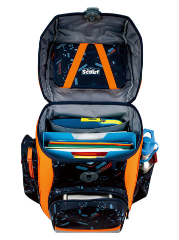 Scout 5-częściowy zestaw szkolny "Neo Set" w kolorze czarnym - 30 x 38 x 27 cm