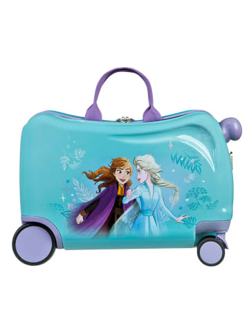 Disney Frozen Ride-on-Hardcase-Trolley "Frozen" in Türkis - (B)47,5 x (H)32 x (T)23 cm