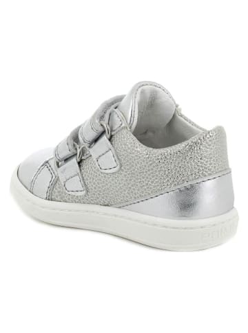 Primigi Leren sneakers zilverkleurig