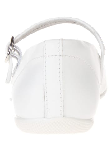 Primigi Leder-Ballerinas "Fantasy flat" in Weiß