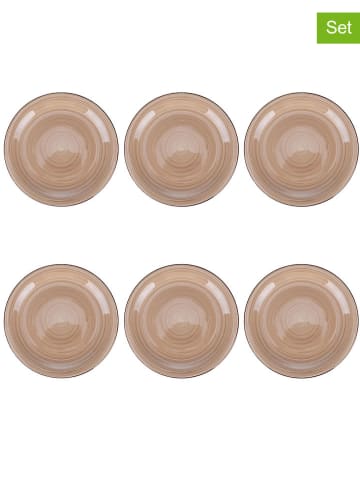 Villa d´Este 6er-Set: Speiseteller in Orange - Ø 26,4 cm