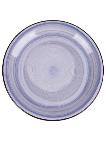 Villa d´Este 6-delige set: dinerborden "5 Toni" blauw - Ø 27 cm