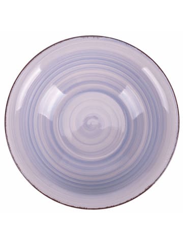 Villa d´Este 6er-Set: Suppenteller "Toni" in Blau - Ø 21 cm