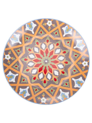 Villa d´Este Talerze (6 szt.) "Casablanca" ze wzorem na owoce - Ø 21,5 cm