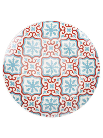 Villa d´Este 6-delige set: fruitborden "Valladolid" meerkleurig - Ø 21,5 cm