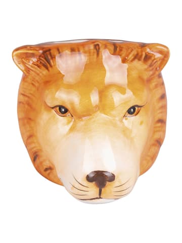 Villa d´Este 4er-Set: Eierhalter "Safari" in Hellbraun/ Schwarz - (H)10 cm