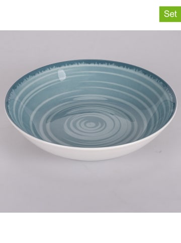 Villa d´Este 6er-Set: Suppenteller "Baita" in Mint - Ø 20,5 cm