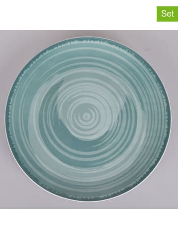 Villa d´Este 6er-Set: Obstteller "Baita" in Türkis - Ø 19 cm