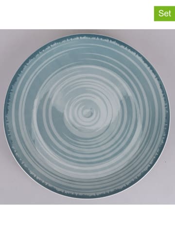 Villa d´Este 6er-Set: Obstteller "Baita" in Mint - Ø 19 cm