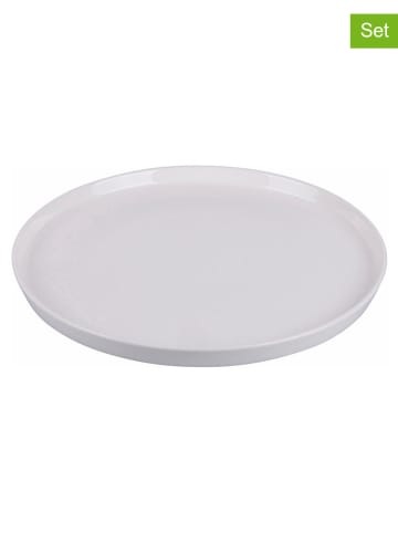 Villa d´Este 4er-Set: Servierteller in Weiß - Ø 30,7 cm