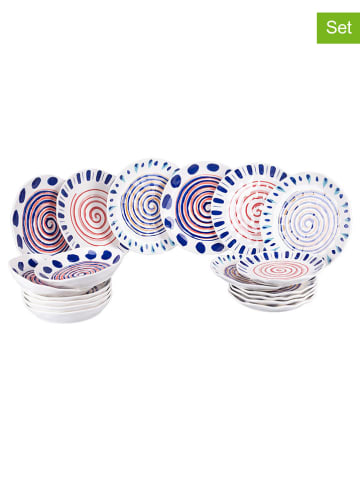 Villa d´Este 18tlg. Tafelservice "Sahara" in Bunt