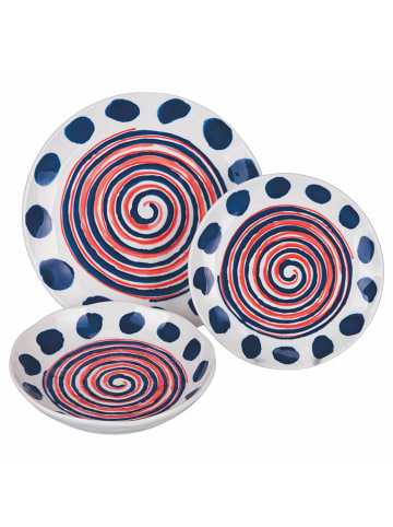 Villa d´Este 18tlg. Tafelservice "Sahara" in Bunt