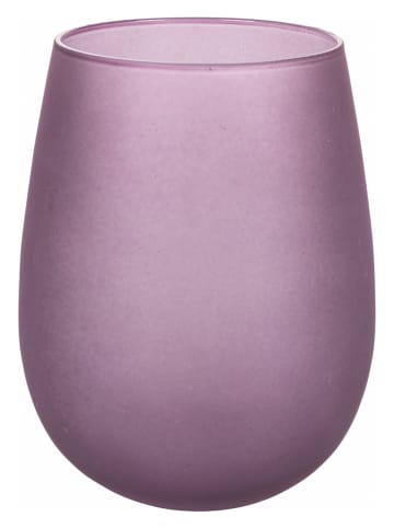 Villa d´Este 6-delige set: glazen "Happy hour" paars/lichtroze - 500 ml