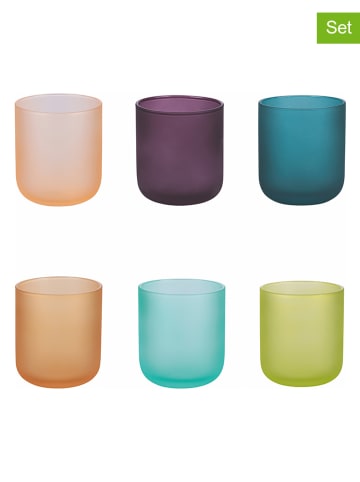 Villa d´Este 6er-Set: Gläser "Shock" in Bunt - 450 ml