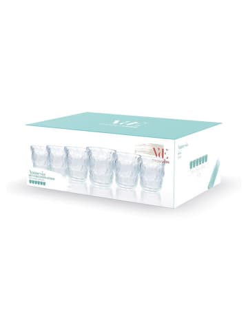 Villa d´Este 6er-Set: Wassergläser "Nice" in Transparent - 350 ml