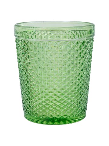 Villa d´Este 6er-Set: Gläser "Honey" in Grün/ Transparent - 300 ml