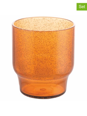 Villa d´Este Szklanki (6 szt.) "Unico Bubbles" w kolorze jasnobrązowym - 325 ml