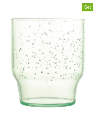 Villa d´Este 6-delige set: waterglazen "Unico" lichtgroen - 325 ml