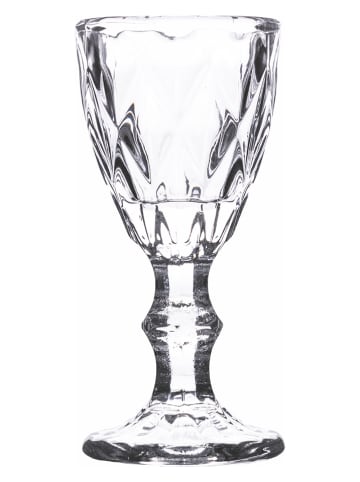 Villa d´Este 6er-Set: Likörgläser "Prisma" in Transparent - 45 ml