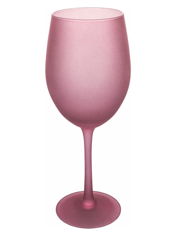 Villa d´Este 6-delige set: wijnglazen "Provence" lichtroze/paars - 550 ml