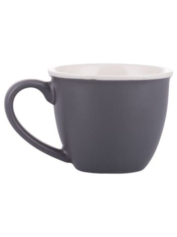 Villa d´Este 6er-Set: Kaffeetassen "Forma" in Grau - 100 ml