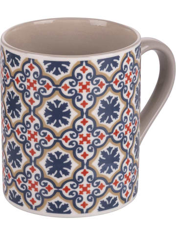 Villa d´Este 3-delige set: mokken "Valladolid" meerkleurig - 350 ml