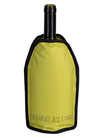 Villa d´Este Weinkühler "Cedro Pedro" in Gelb - (B)16 x (H)23 cm