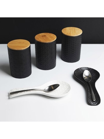 Villa d´Este 3er-Set: Vorratsdosen "Shade" in Schwarz - 750 ml