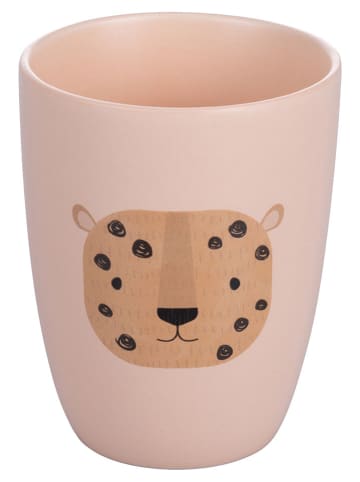 Villa d´Este Zahnbürstenbehälter "Les Pettites" in Rosa/ Hellbraun - 340 ml