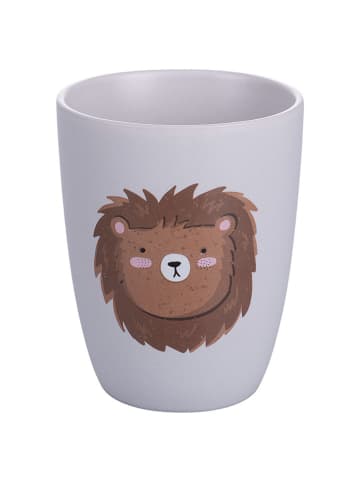 Villa d´Este Zahnbürstenbehälter "Les Pettites" in Weiß/ Braun/ Grau - 340 ml