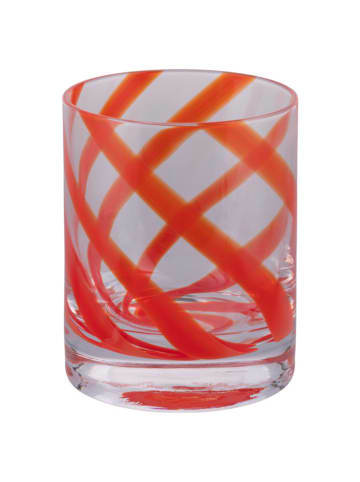 Villa d´Este Szklanki (6 szt.) "Vertigo" w kolorze czerwonym - 340 ml