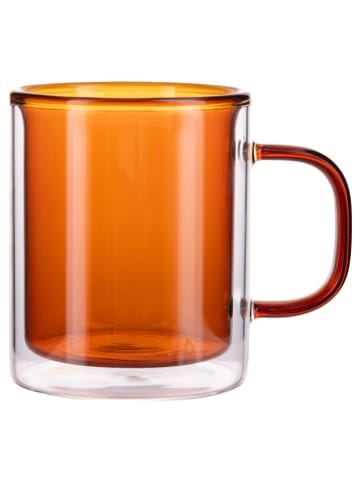 Villa d´Este 2er-Set: Kaffegläser "Venice Lido" in Grün/ Orange - 310 ml